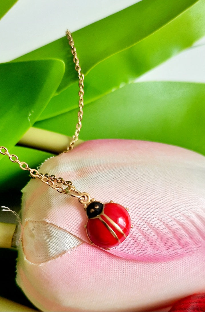 Collier Ma Coccinelle