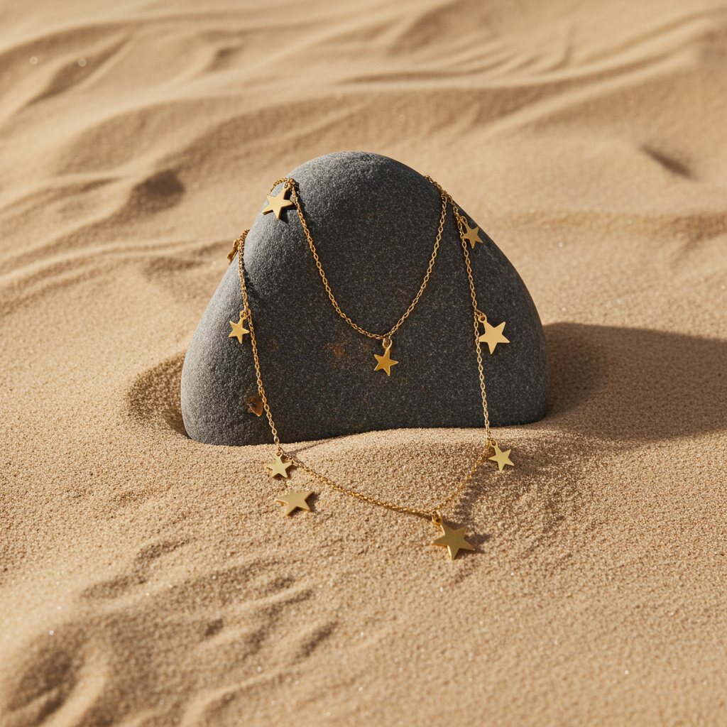 Sautoir femme pendentifs étoiles dorées, bijoux femme printemps été 2026, site de bijoux femme français, site de bijoux femme créateur français, bijoux femme printemps été 2026, site de bijoux acier pas chers, site de bijoux femme été 2026, meilleur site de bijoux acier france, bijoux été 2026 pas chers, Sautoir femme pas cher, sautoir femme en acier inoxydable pas cher, sautoir femme avec pendentif poisson, bijoux femme printemps été 2026 pas chers, bijoux printemps été originaux,