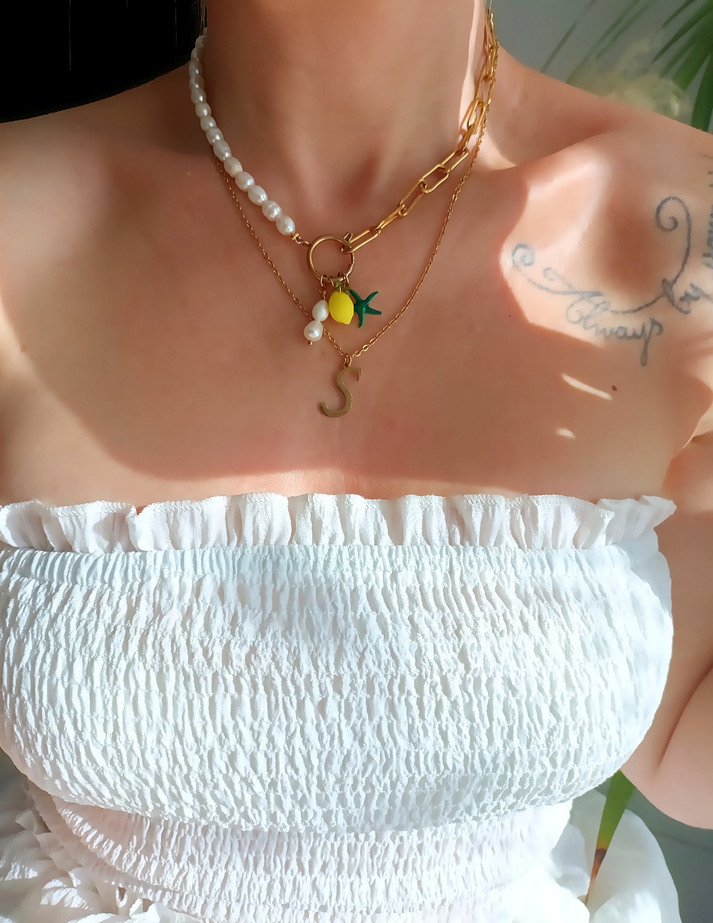 Collier femme citron, collier femme perles d'eau douce, collier femme original pas cher, collier e créateur, collier femme fait main, meilleurs bijoux femme, meilleur site de bijoux en ligne, meilleurs site de bijoux femme, site de bijoux homme