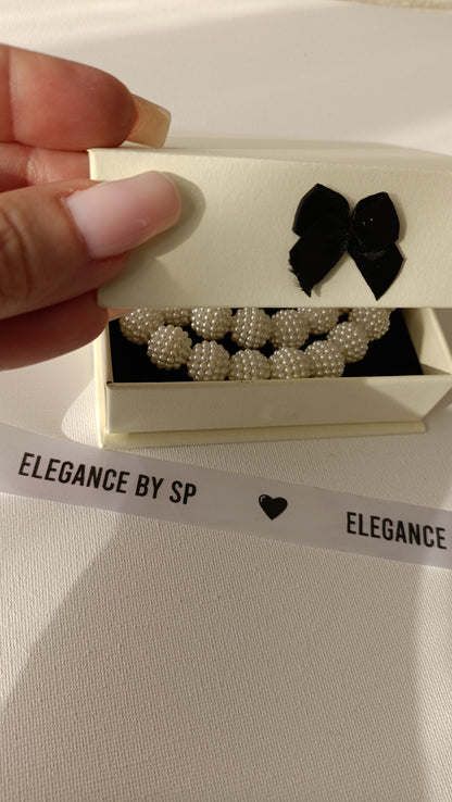 COFFRET de Noël Flocons de neige, créations de bijoux en perles et acier inoxydable