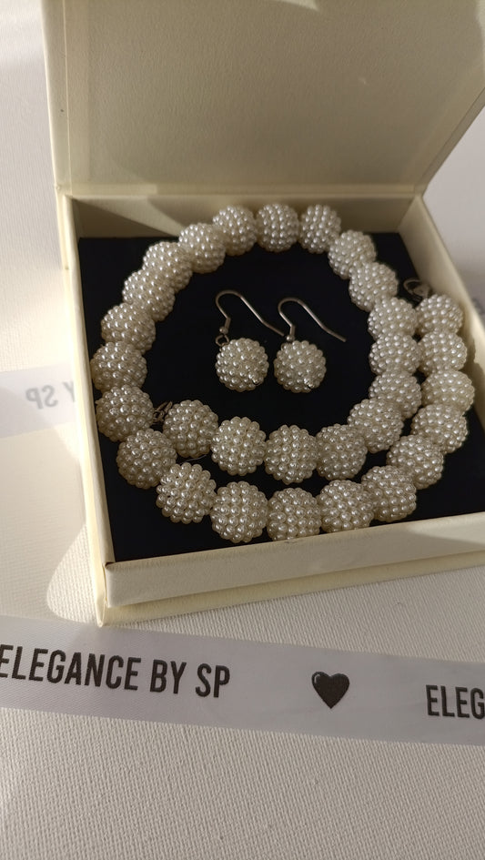 COFFRET de Noël Flocons de neige, créations de bijoux en perles et acier inoxydable