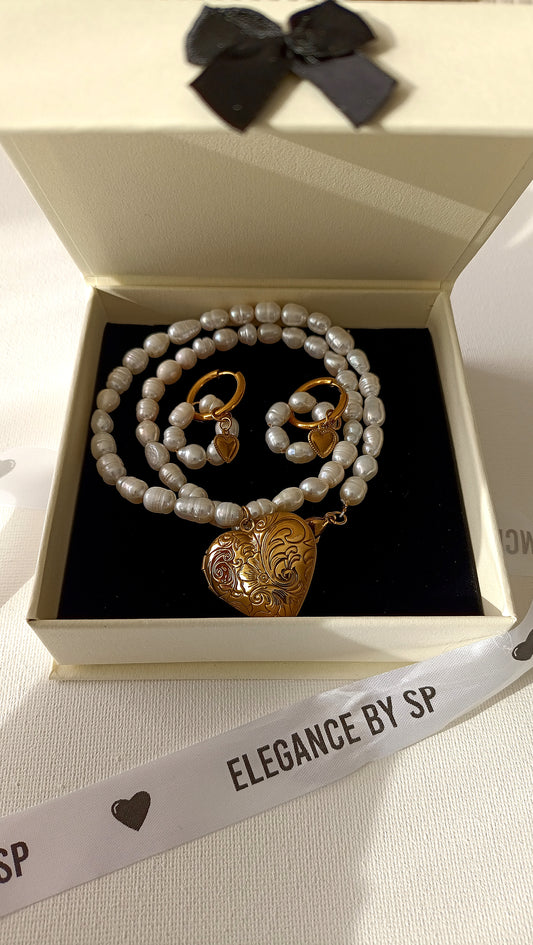 COFFRET de Noël Secret, créations de bijoux en perles d'eau douce et acier inoxydable