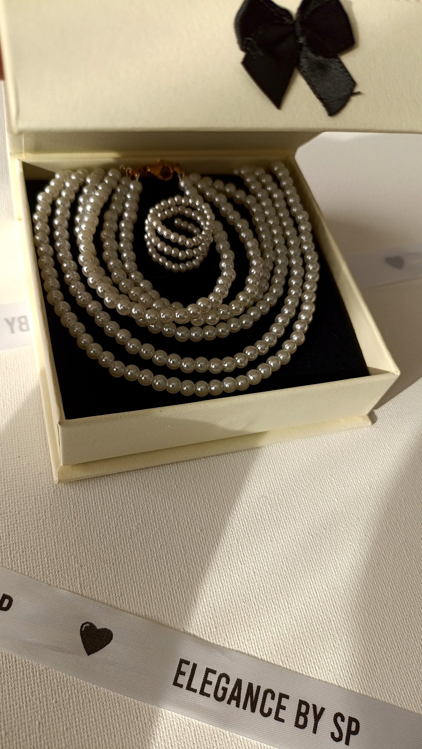 COFFRET de Noël Samantha, créations de bijoux en perles irisées et acier inoxydable