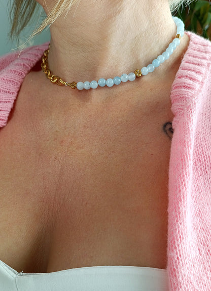 collier femme en améthyste, collier femme aigue marine, bijoux de créateur pas chers, site de bijoux de créateur pas cher, meilleur site de bijoux de créateur, bijoux en acier inoxydable de créateur, idée cadeau femme, bijoux fait main, bijoux romantiques, collier femme romantique, bijoux femme en pierres naturelles pas chers, bijoux femme avec des pierres naturelles pas chers