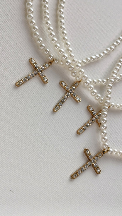 Collier Emma W. / Création de collier en perles et Acier inoxydable