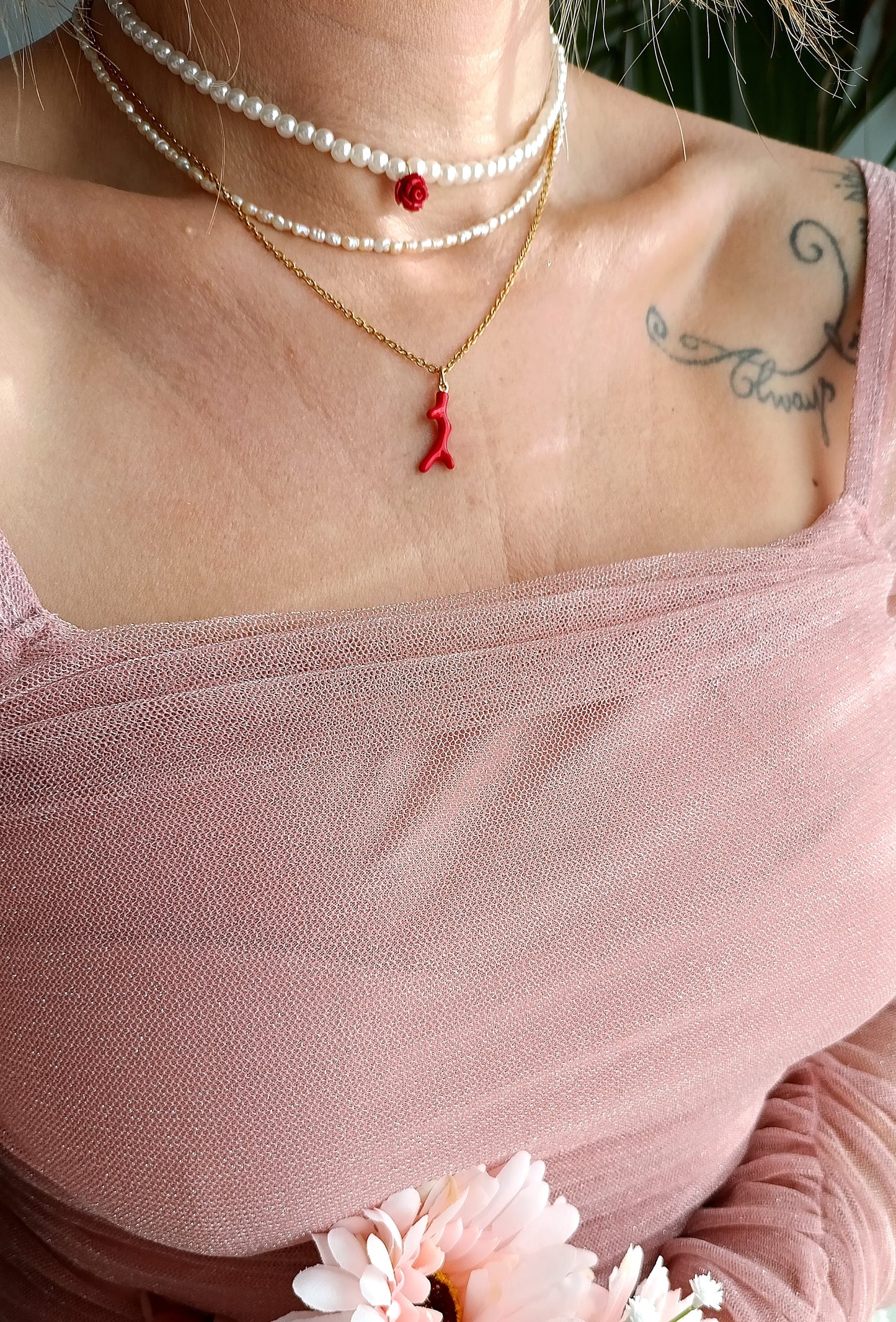 Collier femme Jane Austen, collier film Emma, collier vintage, collier femme époque victorienne, collier rare, bijoux vintages, créateur de bijoux, meilleur site de bijoux en acier pas cher, collier femme corail