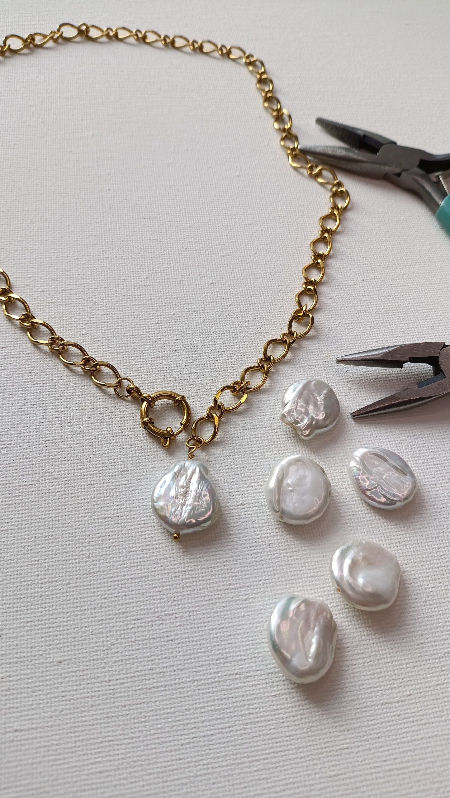 collier 3 en 1, collier qui s'adapte à vos envies, collier de dos, collier avec une grosse perle d'eau douce, collier femme de créateur, bijoux femme pas cher en acier inoxydable, collier en Y en perles d'eau douce, bijoux de créateur pas cher, idée cadeau noël femme