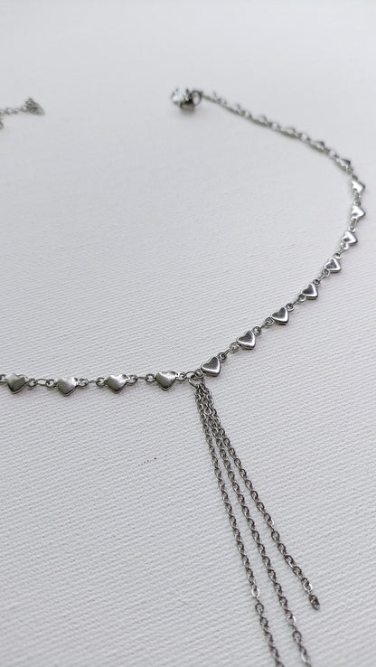 collier cœur femme en acier inoxydable, bijoux de créateur pas cher, idée cadeau femme saint valentin, idée cadeau fête des mères, collier avec des cœurs pour femme, meilleur site de bijoux pour femme, bijoux français en acier inoxydable