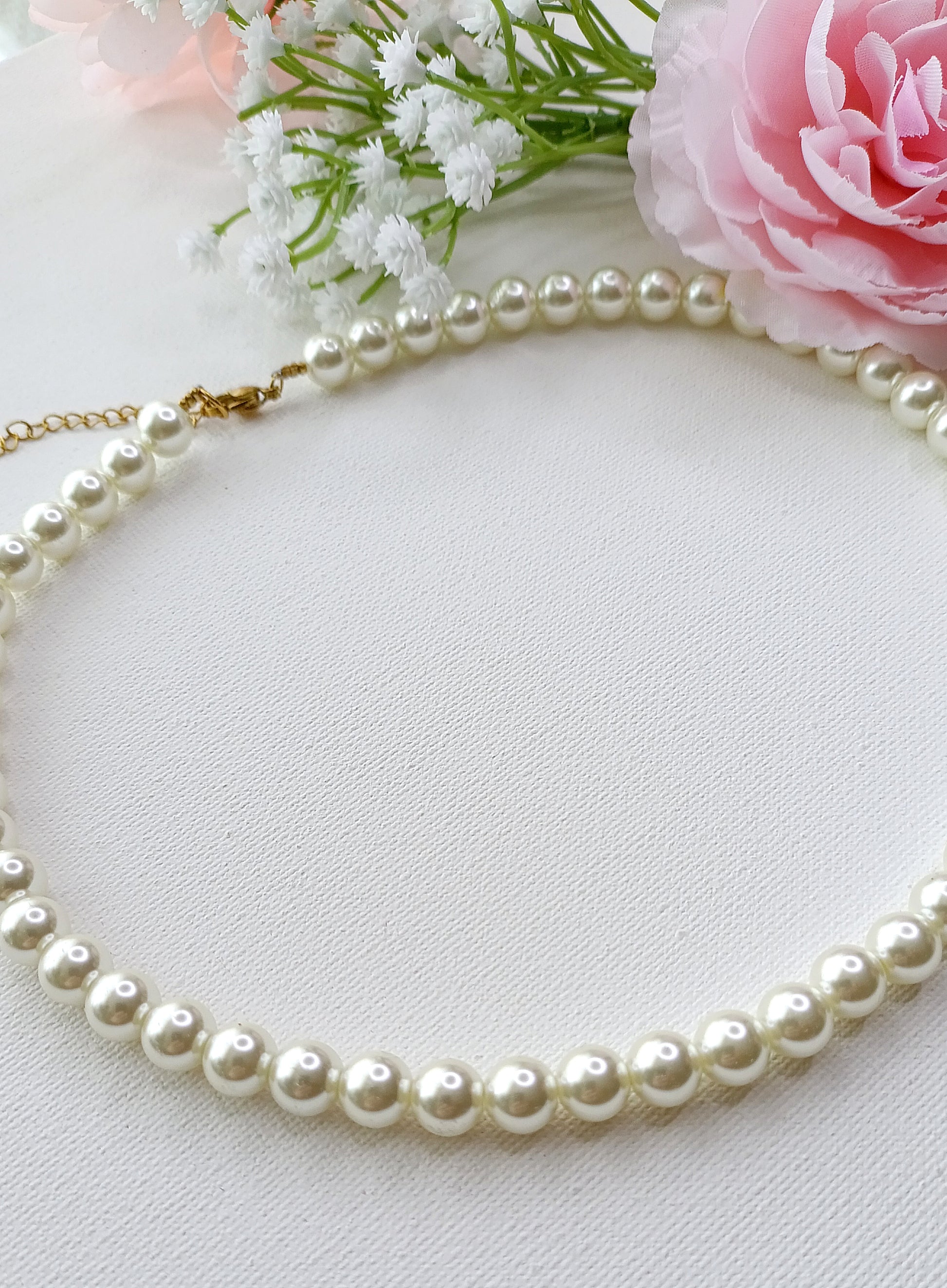 Collier grosses perles nacrées femme, collier perles nacrées femme, idée saint valentin femme, collier imitation perles de culture femme, collier de créateur femme, collier tendance femme, collier vintage femme, bijoux femme pas cher, 