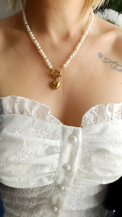 collier femme en perles pas cher, collier femme en perles et pendentif cœur pas cher, idée cadeau saint valentin femme, idée cadeau fête des mères, meilleur site de bijoux fantaisie, meilleur bijoux fantaisie français, bijoux de créateur pas cher, collier en perles femme de créateur, collier en perles femme acier inoxydable de qualité