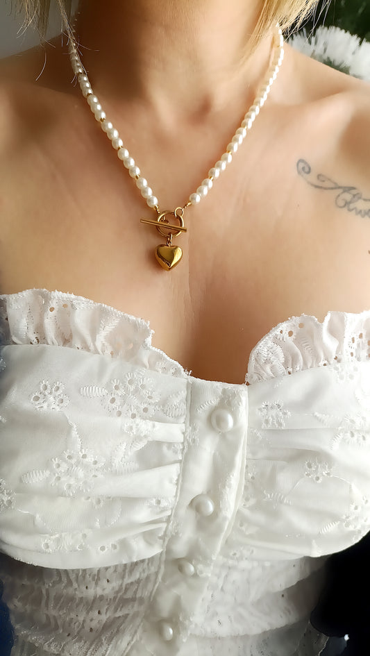 collier femme en perles pas cher, collier femme en perles et pendentif cœur pas cher, idée cadeau saint valentin femme, idée cadeau fête des mères, meilleur site de bijoux fantaisie, meilleur bijoux fantaisie français, bijoux de créateur pas cher, collier en perles femme de créateur, collier en perles femme acier inoxydable de qualité