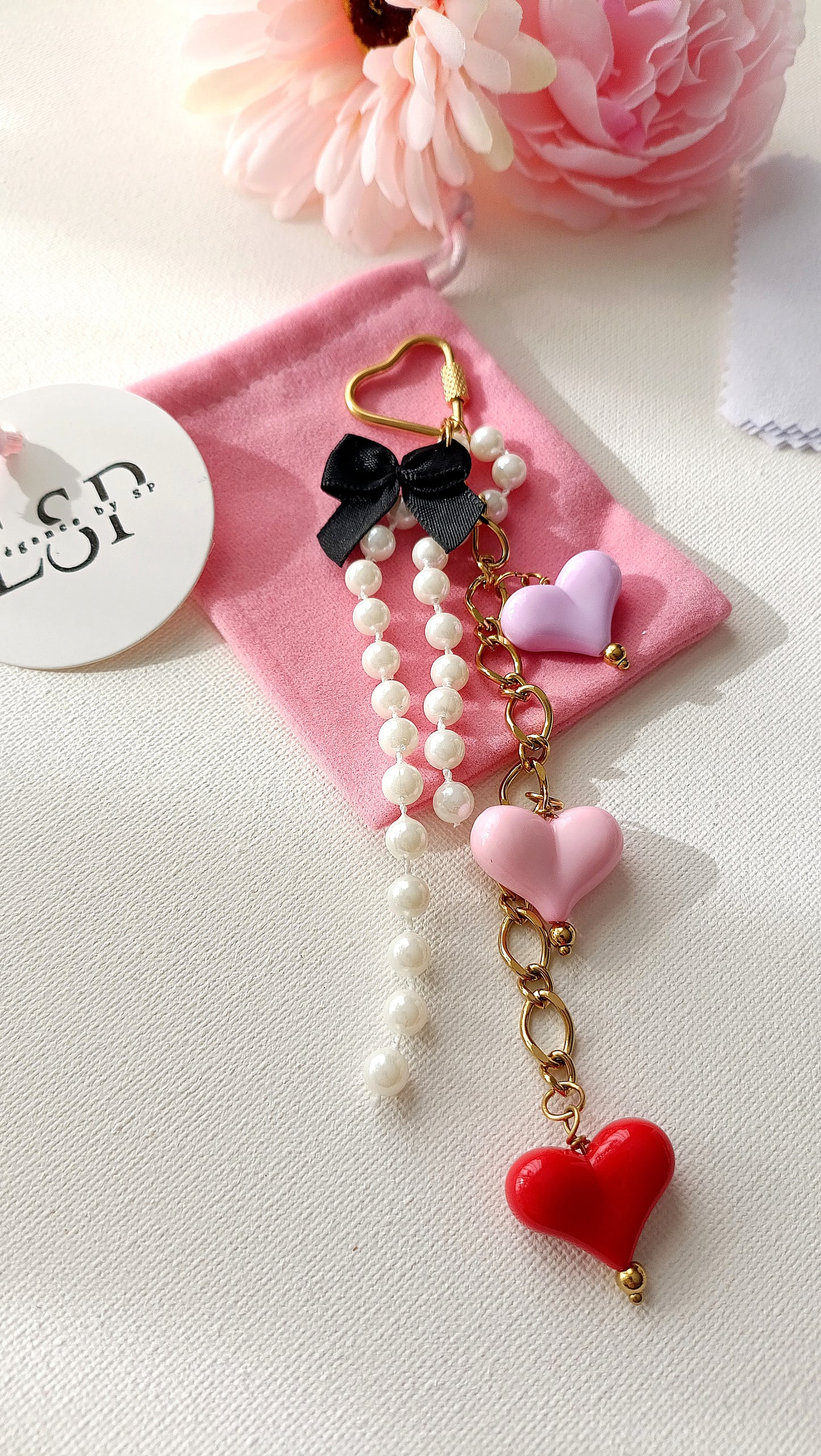 Bijou de sac, porte-clefs / Création Acier inoxydable