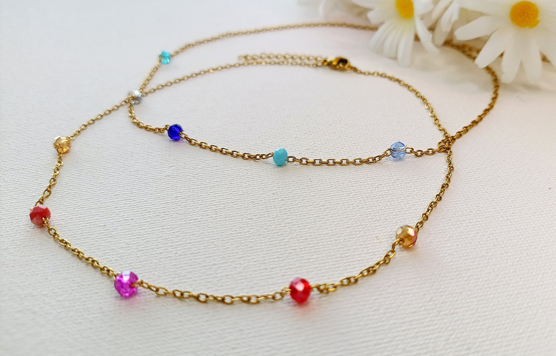 Collier ras de cou femme perles orange rose violet, collier femme en perles chaudes, collier femme printemps été 2026, site de bijoux français, site de bijoux de créateur français, bijoux printemps été 2026 pas chers, site de bijoux printemps été 2026 pas chers, colliers femme bohèmes oranges, rose, violet
