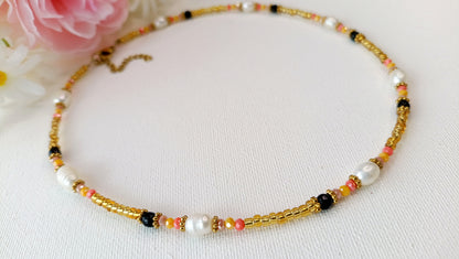 Collier taliman pour femme, collier talisman en perles pour femme, collier protectuer femme, collier onxys noir, collier perles onyx noir, collier femme en onyx noir, site de bijoux de créateur pas cher, site de bijoux français, site de bijoux tendances pas cher français, bijoux printemps été 2026 marie claire