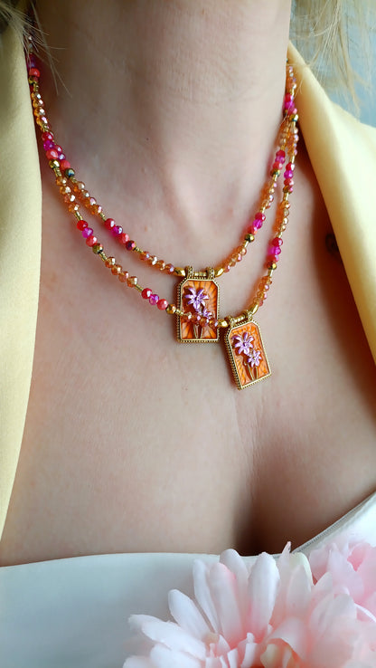 Collier talisman pour femme, collier talisman en perles pour femme, collier protecteur femme, site de bijoux de créateur pas cher, site de bijoux français, site de bijoux tendances pas cher français, bijoux printemps été 2026 marie claire, collier talisman perles oranges femme, bijoux printemps été 2026 pas chers, site de bijoux de créateur pas cher