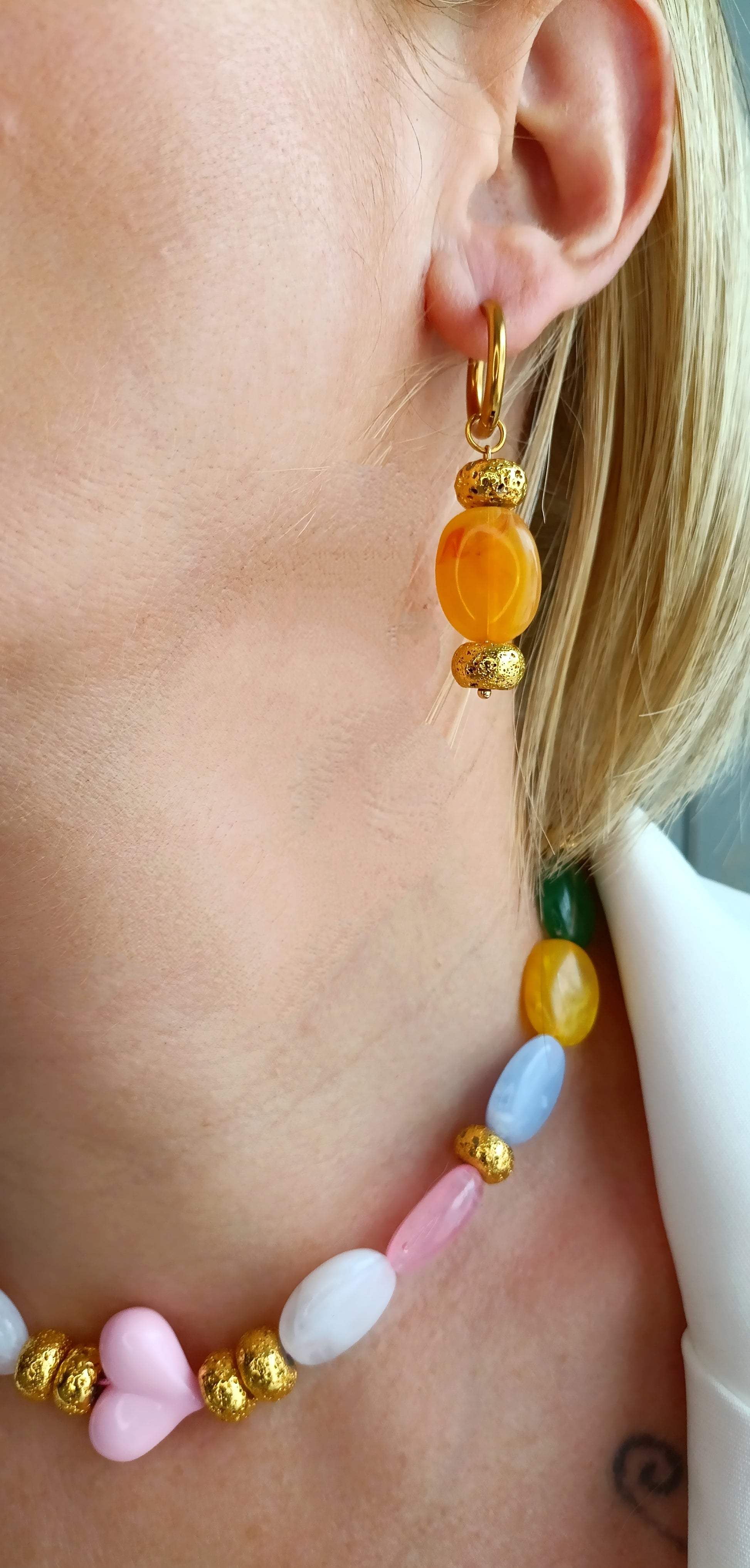 bijoux de créateurs français, bijoux en acier inox hypoallergéniques, site de création de bijoux français pas chers, bijoux de créateurs français pas chers, bijoux de créateur pas cher français, collier grosses perles, ras de cou femme grosses perles, collier femme grosses perles, bijoux artisanaux français, bijoux grosses perles femme