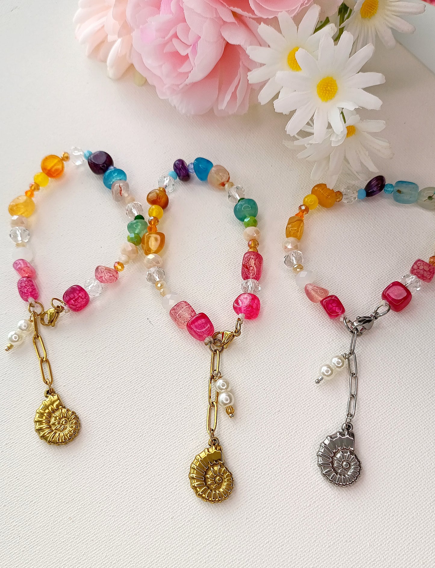 bijoux de créateur français, bijoux artisanaux en acier inox, bijoux artisanaux français abordables, bijoux en acier inox hypoallergéniques, bijoux fantaisie hypoallergéniques, bracelet en perles d'agate fantaisie, site de bijoux de créateur français, site de bijoux en acier inox pas cher, bijoux dde créateur français abordables en acier, bracelet en perles d'atate naturelles roses, bracelet grosses perles