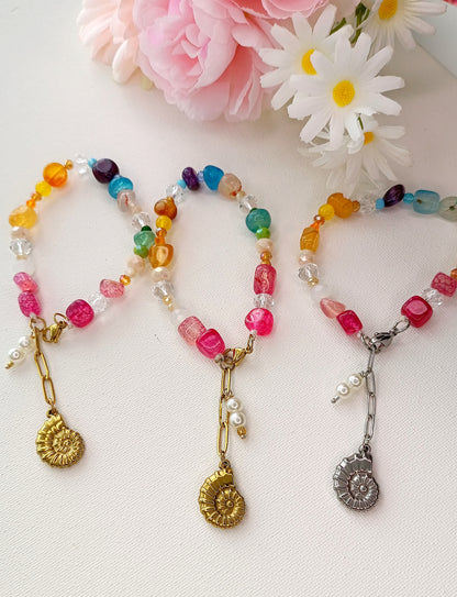 bijoux de créateur français, bijoux artisanaux en acier inox, bijoux artisanaux français abordables, bijoux en acier inox hypoallergéniques, bijoux fantaisie hypoallergéniques, bracelet en perles d'agate fantaisie, site de bijoux de créateur français, site de bijoux en acier inox pas cher, bijoux dde créateur français abordables en acier, bracelet en perles d'atate naturelles roses, bracelet grosses perles
