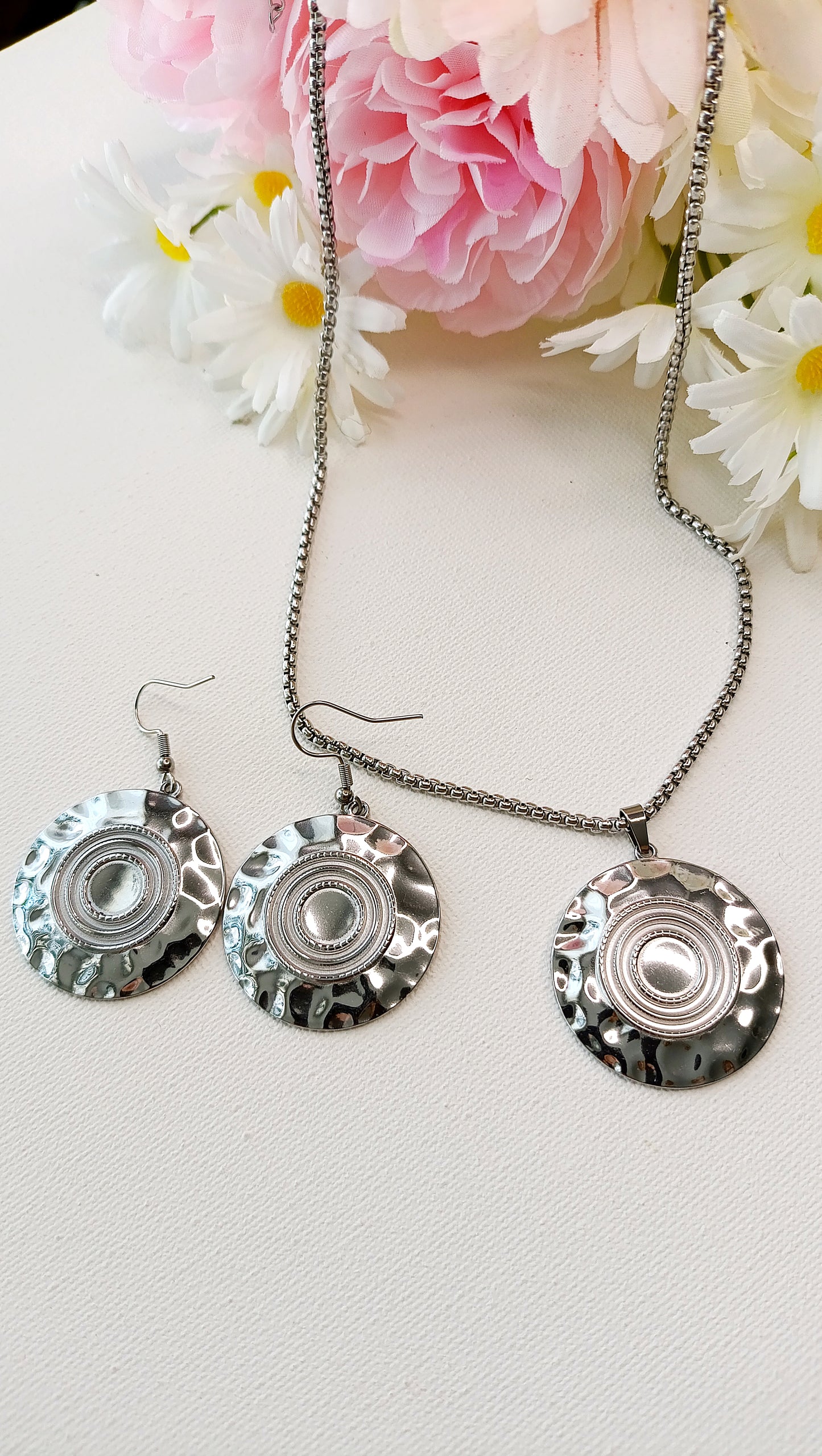 Bijoux Diva argenté /  Acier inoxydable