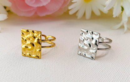 bague femme en acier inoxydable doré or, bague femme en acier inox plaqué or, bague femme fantaisie, bagues femme originales, bagues femme de qualité, bague femme pas chères, bagues femme en acier inox pas chères, bague femme, bague femme unique by m, bague femme aparanjan, bague femme musardise, bague femme manège à bijoux, bagues femme my house of jewels, bague femme bijoux brigitte, bagues femme très belles, bagues femme résistantes, bagues femme qu'on ne voit pas partout 