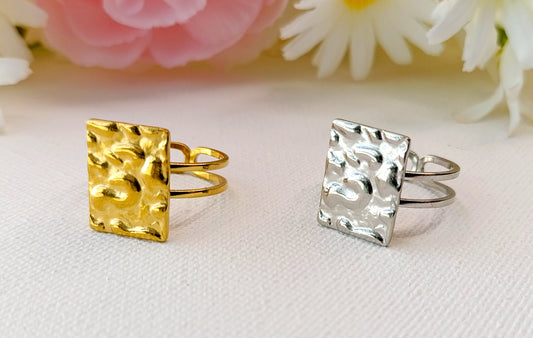 bague femme en acier inoxydable doré or, bague femme en acier inox plaqué or, bague femme fantaisie, bagues femme originales, bagues femme de qualité, bague femme pas chères, bagues femme en acier inox pas chères, bague femme, bague femme unique by m, bague femme aparanjan, bague femme musardise, bague femme manège à bijoux, bagues femme my house of jewels, bague femme bijoux brigitte, bagues femme très belles, bagues femme résistantes, bagues femme qu'on ne voit pas partout 