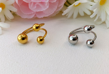 Bijou ajustable en acier inoxydable, plaqué or , bague plaqué or de qualité, bague femme plaqué or pas cher, bague femme plaqué or fantaisie, bague femme plaqué or française, bague femme plaqué or entreprise française