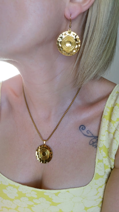 Bijoux Diva doré /  Acier inoxydable