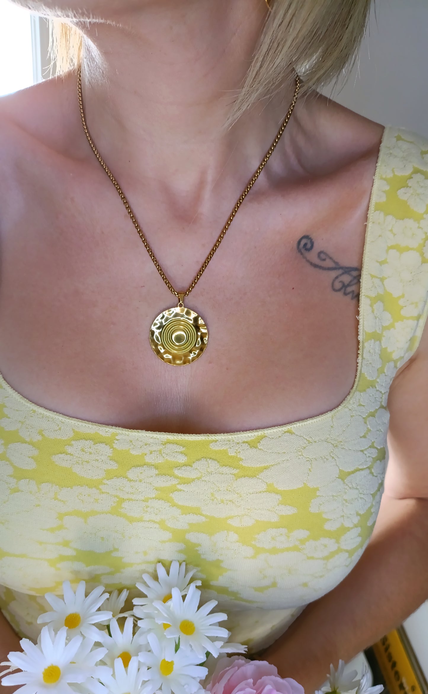Bijoux Diva doré /  Acier inoxydable