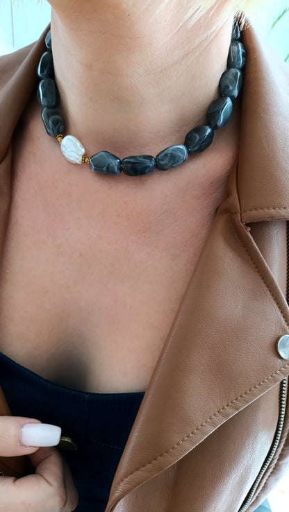 bijoux de créateur rodez, bijoux faits main rodez, bijoux fantaisie rodez, bijoux fantaisie aveyron, bijoux de créateur aveyron, bijoux en acier inoxydable rodez, collier grosses perles rouge et perle d'eau douce, collier grosses perles vertes et perle d'eau douce, collier grosses perles noires et perles d'eau douce, site de bijoux français, site de bijoux en acier inoxydable pas cher