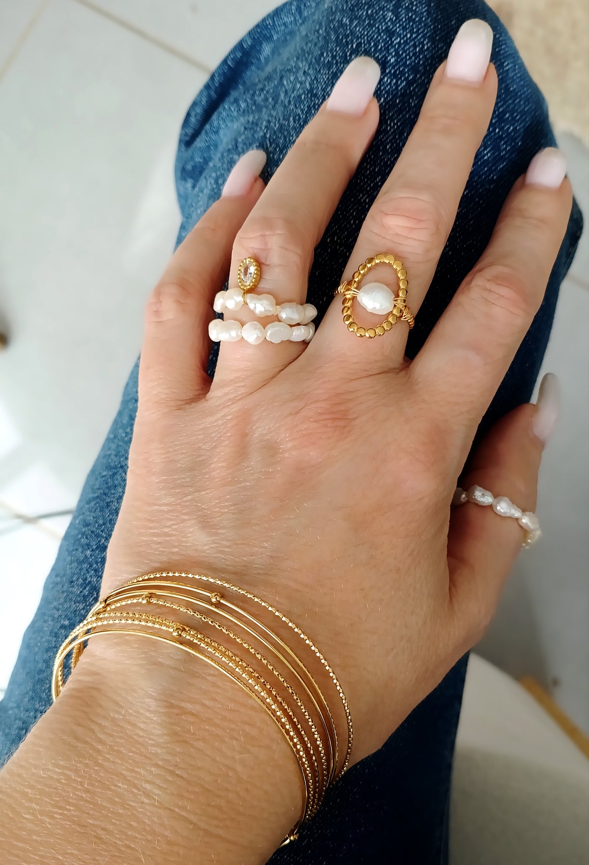 bague en perles d'eau douce et acier inox,bague de créateur français, site de bijoux de créateur, site de bijoux faits main en france, bijoux fantaisie faits main en france, bijoux artisanaux francais, boutique en ligne bijoux rodez, bijoux de créateur rodez, bijoux de créateur aveyron, bague en perles d'eau douce et acier inoxydable, collier en perles d'eau douce fantaisie, bague en perles d'eau douce original