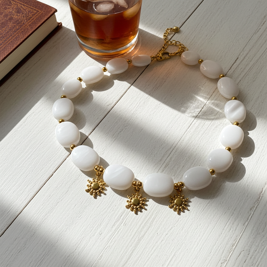 Collier femme grosse perles et soleil, collier femme coloré, collier femme grosses perles colorées, collier femme printemps été 2026 pas cher, bijoux femme printemps été 2026 pas chers, collier femme grosses perles blanches, collier femme grosses perles oranges, collier femme grosse perles roses, collier femme grosses perles bleues, collier femme grosses perles vertes, siyte de bijoux français pas chers, site de bijoux acier pas chers françaisn site de bijoux été 2026