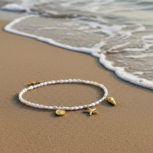 Collier femme en perles et pendentifs coquillage, collier femme coquillages pas cher, bijoux femme printemps été 2026 pas cher, bijoux femme printemps été 2026 originaux, collier femme pendentifs coquillage, collier femme en perles et pendentifs coquillages, collier femme en perles et charms coquillages